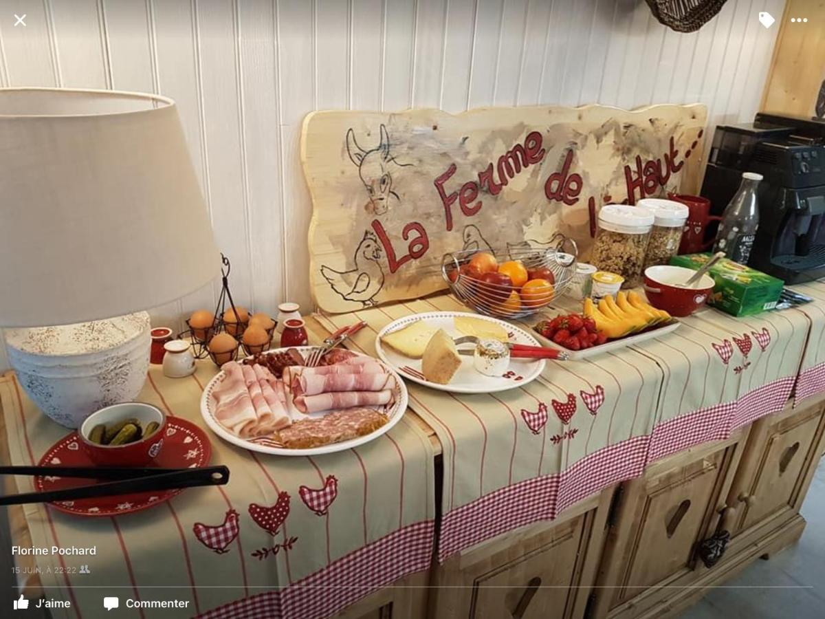 La Ferme De La-Haut B&B Le Haut-du-Them Εξωτερικό φωτογραφία